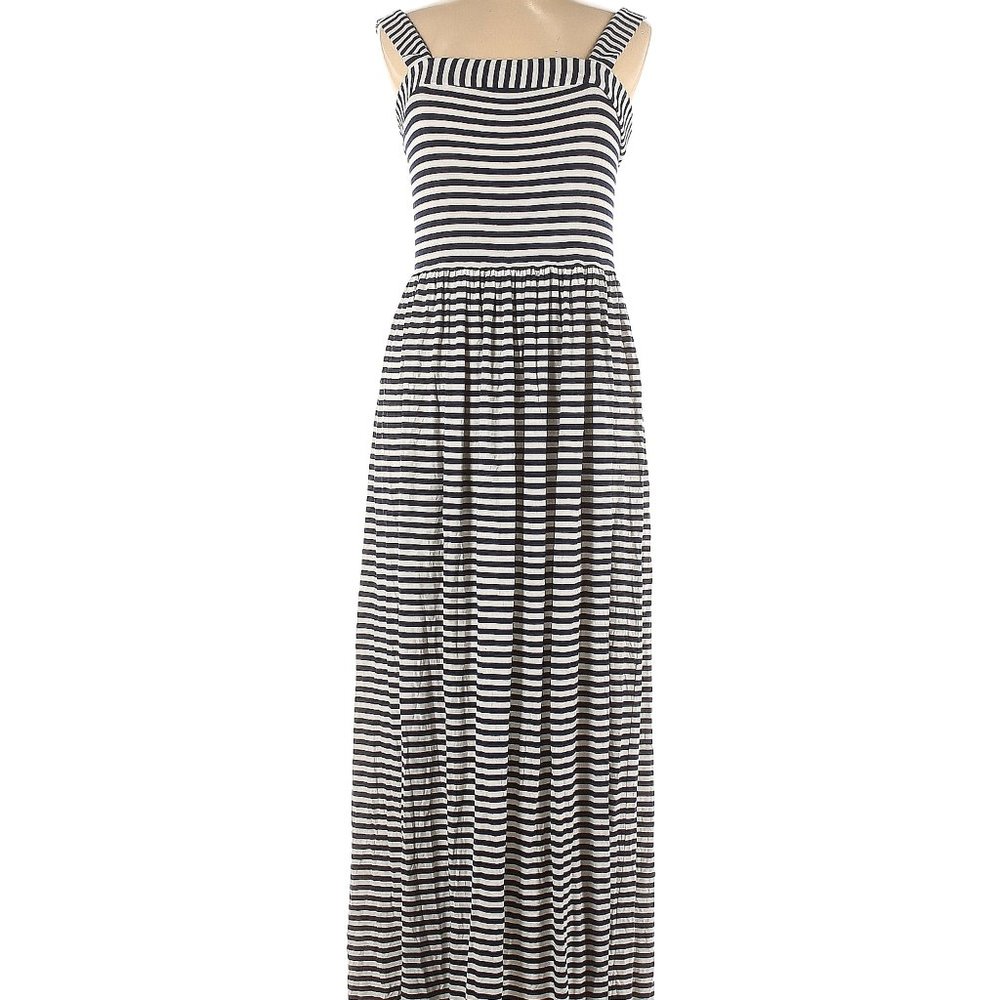 LOFT Striped Maxi Dress